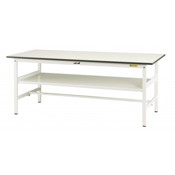 ※法人専用品※山金工業 ワークテーブル 150シリーズ 固定式 SUP-1275F-WW 1台｜DIY FACTORY ONLINE SHOP