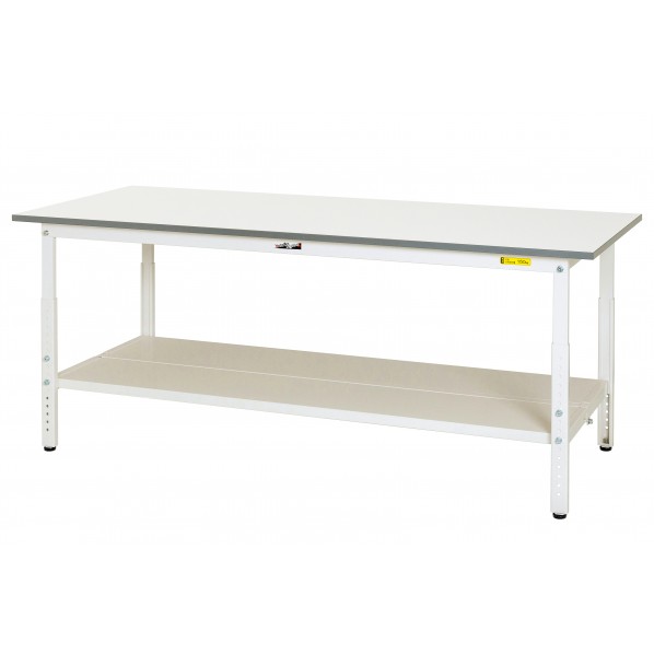 ※法人専用品※山金工業 ワークテーブル 150シリーズ 高さ調整タイプ SUPA-1275TT-WW 1台|DIY FACTORY ONLINE SHOP