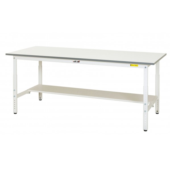 ※法人専用品※山金工業 ワークテーブル 150シリーズ 高さ調整タイプ SUPA-1860T-WW 1台｜DIY FACTORY ONLINE SHOP 27,885円