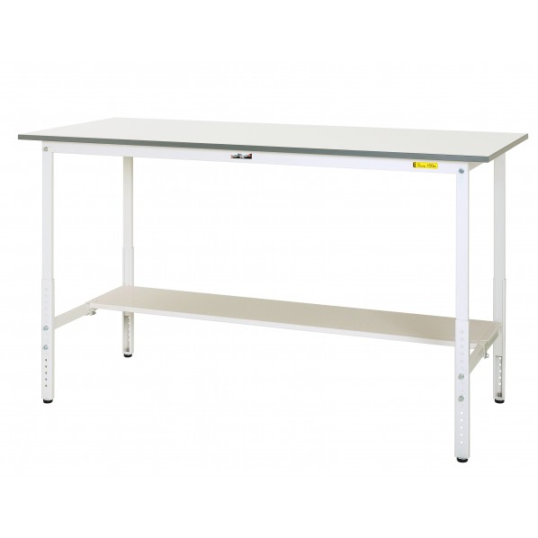 ※法人専用品※山金工業 ワークテーブル 150シリーズ 高さ調整タイプ SUPAH-1890T-WW 1台|DIY FACTORY ONLINE SHOP
