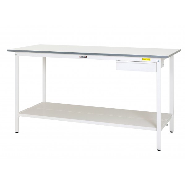 ※法人専用品※山金工業 ワークテーブル 150シリーズ 固定式 キャビネット付 H950 SUPH-1875UTT-WW 1台