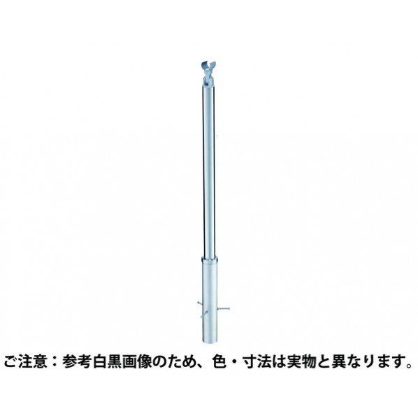 シロクマ アプローチ手すり 支柱 ヘアライン ABR-705UB 1本