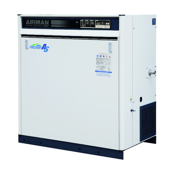 北越工業 スクリューコンプレッサ ドライヤ無 15KW 50Hz SAS15R-5E 1点