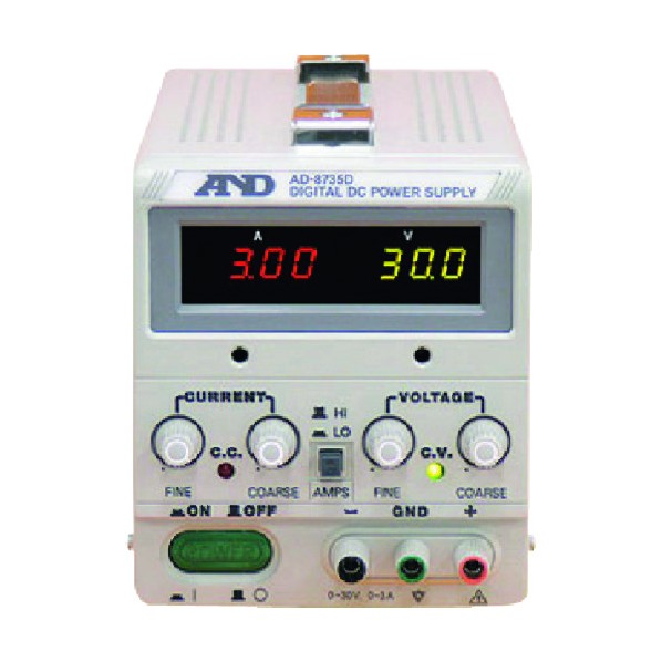 東京硝子器械 直流安定化電源 AD8735D 123-64-25-05 1点