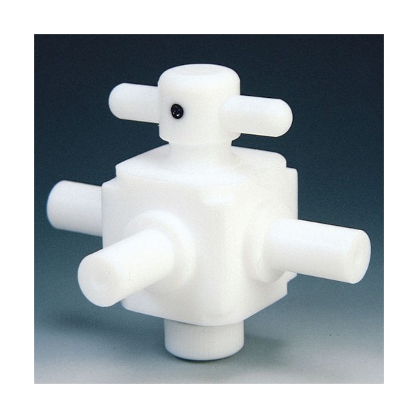 フロンケミカル フッ素脂(PTFE)三方弁膜枝印字機 10φ NR0029-003 1点 花・ガーデン・DIY-その他