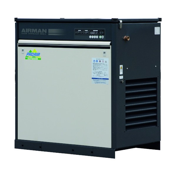 北越工業 スクリューコンプレッサ ドライヤ付 屋外仕様 7.5KW 60Hz SMS8ESD-6C 1点