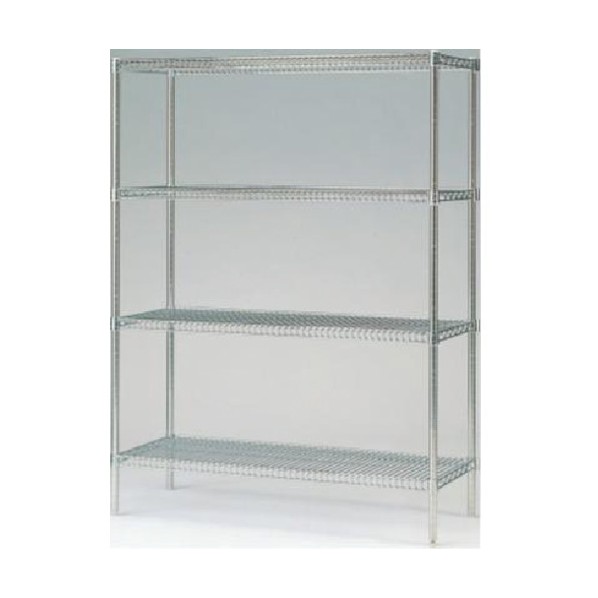 ※法人専用品※オーエム機器 ステンレスシェルフH1590XW1500XD450X5段 SM-1500B5 1点|DIY FACTORY ONLINE SHOP