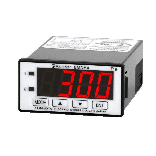 ※法人専用品※山本電機製作所 デジタル微差圧計 EMD8A NPN 4-20mA 1000Pa EMD8AN16D1000 1点｜DIY FACTORY ONLINE SHOP