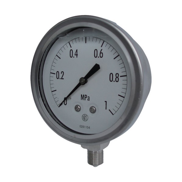 長野計器 グリセリン入圧力計 圧力レンジ(MPa):0.0～0.40 GV42-133-0.4MP 1点