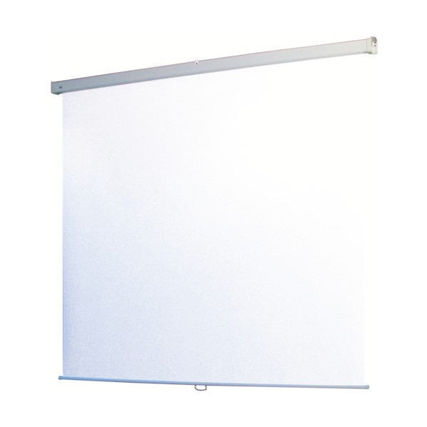 ※法人専用品※オーエス 83型 手動巻上式アスペクトフリースクリーン SMC-083FN-1-WG901 1点|DIY FACTORY ONLINE SHOP