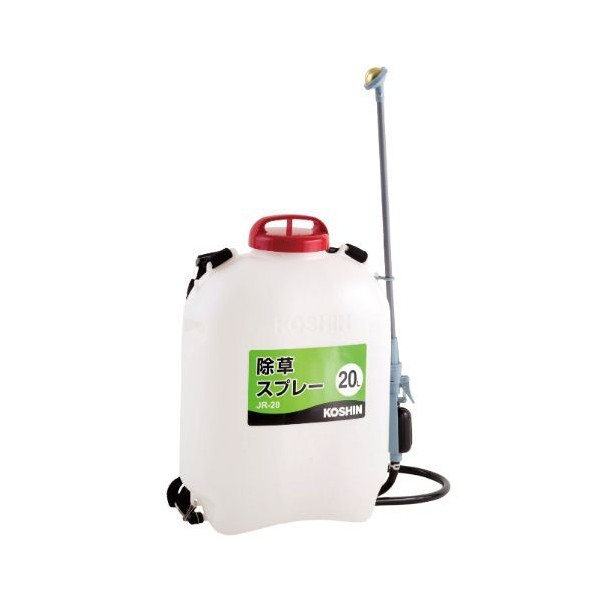 工進 KOSHIN 背負い落下式除草剤散布機 手動式 白.赤 JR-20 1台