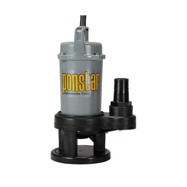 工進 KOSHIN 汚れ用水中揚水機 40粍 差しわたし40粍 灰.黒 PSK-640X 1台