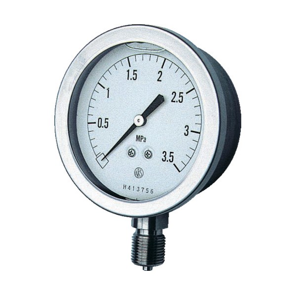 ※法人専用品※長野計器 グリセリン入圧力計 圧力レンジ(MPa):0.0～25.00 GV51-133-25.0MP 1点｜DIY FACTORY ONLINE SHOP