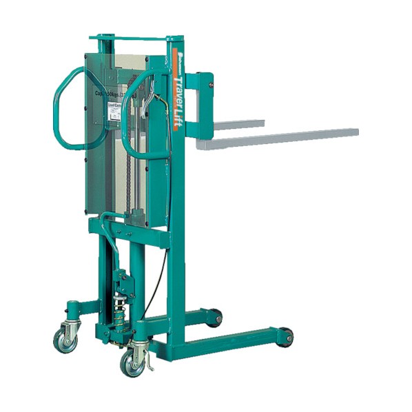 ※法人専用品※ビシャモン トラバーリフト(手動油圧式) 均等荷重380kg STL38 1点