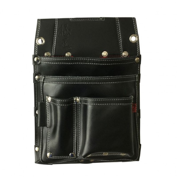ベストツール 極匠 黒牛革仮枠釘袋(鋲止めタイプ) ブラック GL-04B 1点