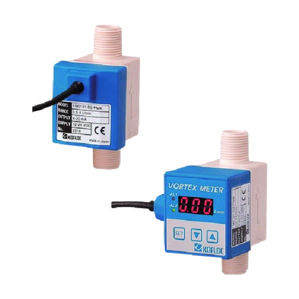 コフロック 液体用小型カルマン渦流量計 FM01 SERIES FM0101-SD-PN/K 1点｜DIY FACTORY ONLINE SHOP