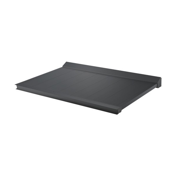 ※法人専用品※ダイケン アルミ庇 RSバイザー RS-K 先端角形 1000×2000 ブラック RSK1020Z 1点