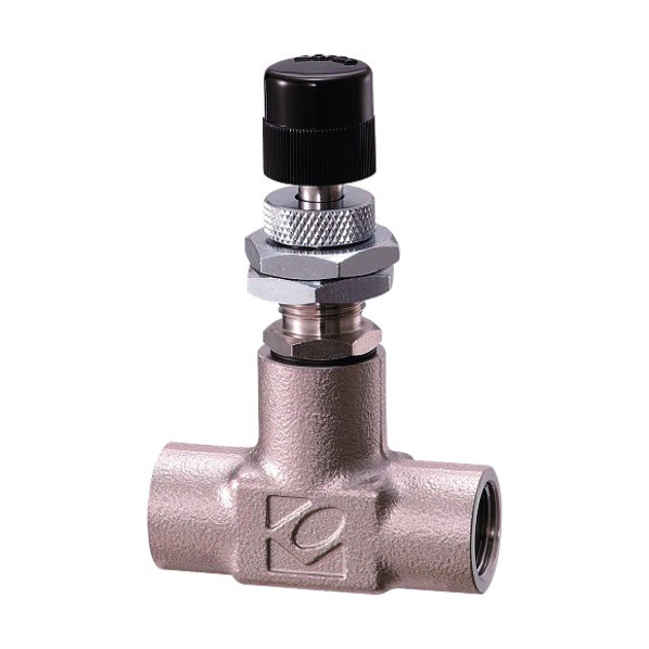 コフロック 精密ニードルバルブ MODEL 2412 SERIES 2412-T-B-1/4-AR-0.1MPA-5L/MIN 1点｜DIY FACTORY ONLINE SHOP