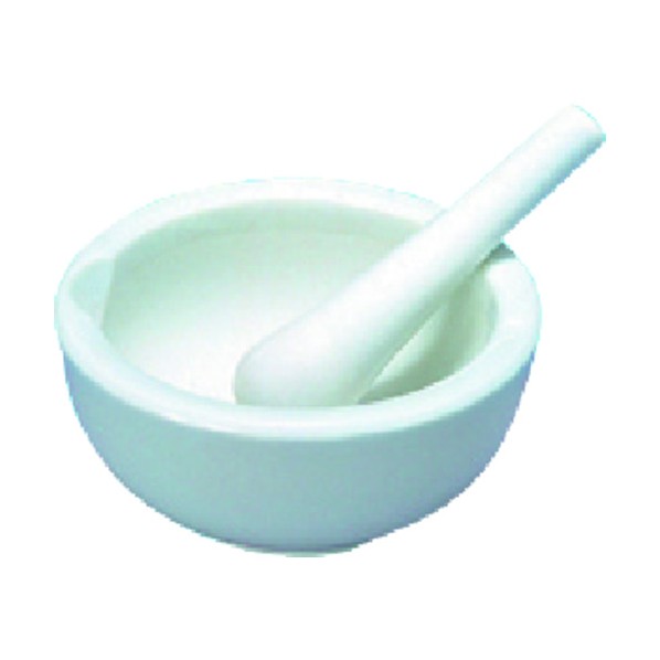 東京硝子器械 乳鉢磁製並300mm 乳棒付 194-54-31-08 1点