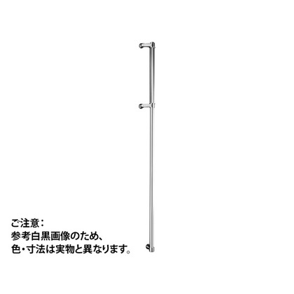 神栄ホームクリエイト 部屋の入り口手持ち部分 虚蝉ロング 1350粍 鏡面 FHS2112-1350L 1組 建具金物-ハンドル・取手