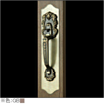 古代 サムラッチ空錠取替錠 ジャーマンブロンズ 921600GB