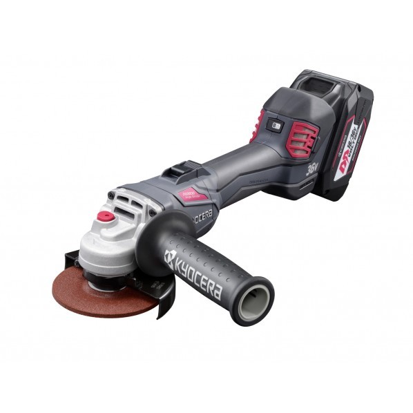 KYOCERA（京セラ） 充電式ジスクグラインダー 100mm グレー DG3600L2 1台｜DIY FACTORY ONLINE SHOP