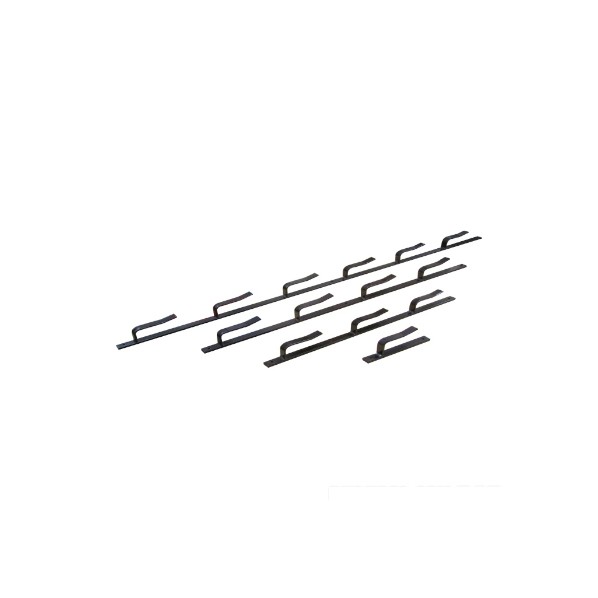 高津製作所 十手型金具 ステンレス 6段 4尺 4mm厚&times;19mm巾&times;1100mm長 ブロンズ TS-13 10本｜DIY FACTORY ONLINE SHOP
