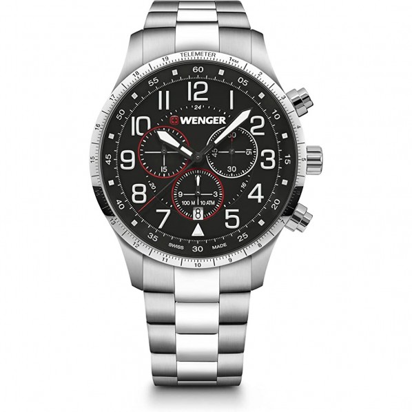 ビクトリノックス Wenger ATC SS braceletBK#01.1543.120 #01.1543.120 1個