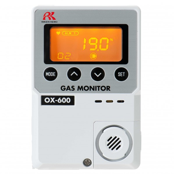 理研計器 簡易定置型酸素濃度計 OX-600(0-25%)リモート20m DC仕様(トレサビリティ証明書付) OX-600-20C・DC 1台|DIY FACTORY ONLINE SHOP
