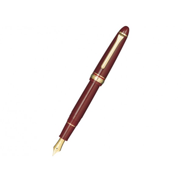 セーラー万年筆 プロフィットスタンダード 万年筆 マルン 中細 φ17×135mm レッド #11-1219-332 1個