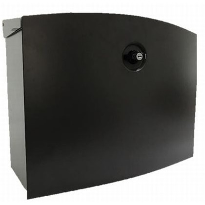KGY工業 メール便ポスト エムボ W410xD190xH320mm 本体:シルバー 取り出し口:ブラウン E-3 1