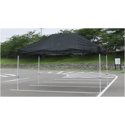 ※法人専用品※さくらコーポレーション かんたんてんと３メッシュタイプ(オールアルミフレーム) 3.0m×4.5m イエロー KA／7WAM 1