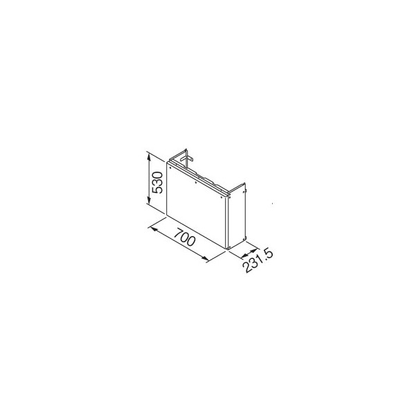 リンナイ 配管カバー WOP-4101(K)-550ハイカンカ 1点｜DIY FACTORY ONLINE SHOP 13,419円