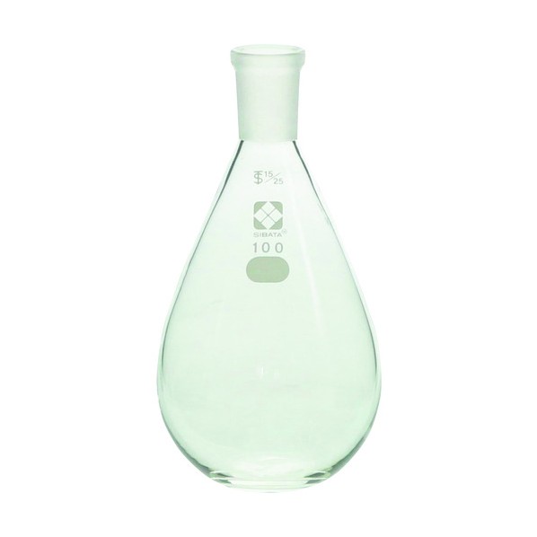 柴田科学の科目 似ている摺合大型はしけなす形瓶 15/25 100mL 100ml 005400-15100 1個