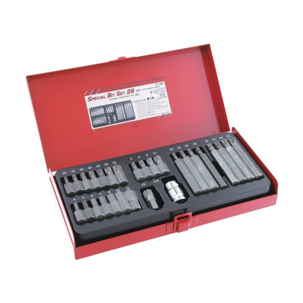 スエカゲツール ２８ＰＣ．スペシャルドライバービットセット TX-28S 1Ｓ