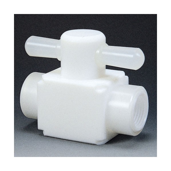 フロンケミカル フッ素樹脂(PTFE)メス三方バルブ圧入型RC3/4 NR0007-004 1|DIY FACTORY ONLINE SHOP