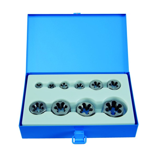 トラスコ 六角サラエナットダイスメートル細目ねじセット 45 x 235 x 150 mm THD-FSET 1点|DIY FACTORY ONLINE SHOP
