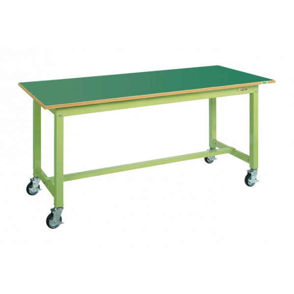サカエ中量作業台(KTタイプ/耐荷重300kg/サカエリューム天板/H825/キャスター付)W1800&times;D900&times;H825KT-703FENB｜DIY FACTORY ONLINE SHOP