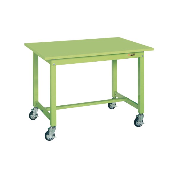 サカエ中量作業台(KTタイプ/耐荷重300kg/スチール天板/H825/キャスター付)W900&times;D600&times;H825KT-383SB｜DIY FACTORY ONLINE SHOP