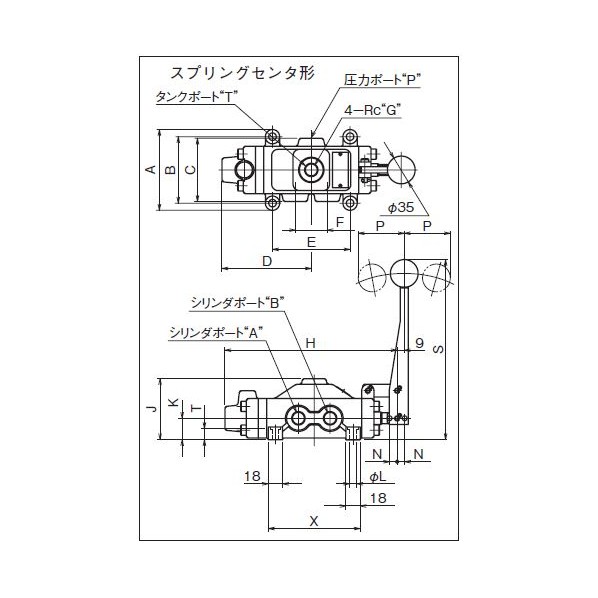 ダイキン(DAIKIN) 手動操作弁 DMO4-3T03-4C 1PC