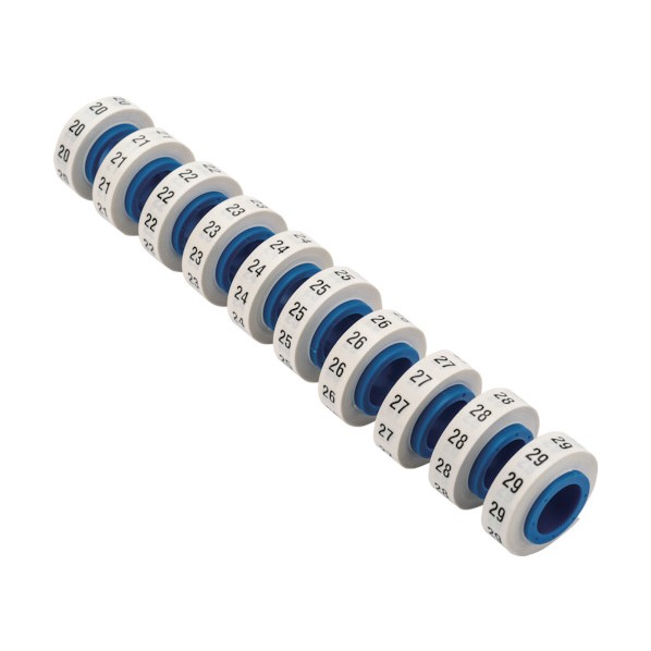パンドウイット マーカーテープ 20~29(10巻入) 2.4m PMDR-20-29 10巻