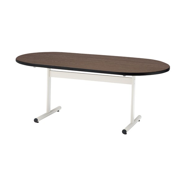 ※法人専用品※藤沢工業 ミーティングテーブル TT-TW 2100×1050 ローズ TT-TW2105R-RO 1点