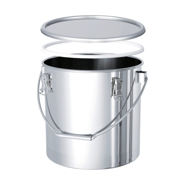 日東金属工業 日東 PTFEパッキン付テーパー型吊り下げ式密閉容器 25L TP-CTB-PTFE-33|DIY FACTORY ONLINE SHOP
