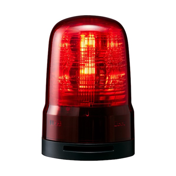 パトライト モータレス回転灯 Φ80 M2 端子台 ブザー R SF08-M2KTB-R 1点