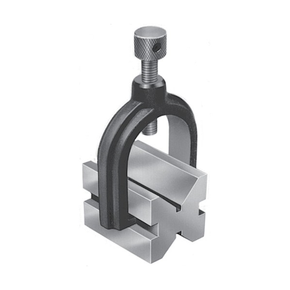 ユニセイキ 硬鋼製クランプ付Vブロック 60mm KV-60 1点