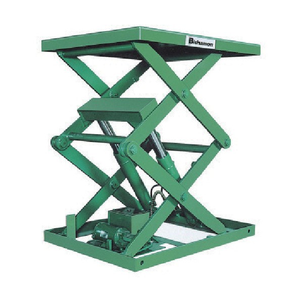 ※法人専用品※ビシャモン テーブルリフト 1TON 均等荷重1000kg 揚程960mm 2AX100AP-B 1点