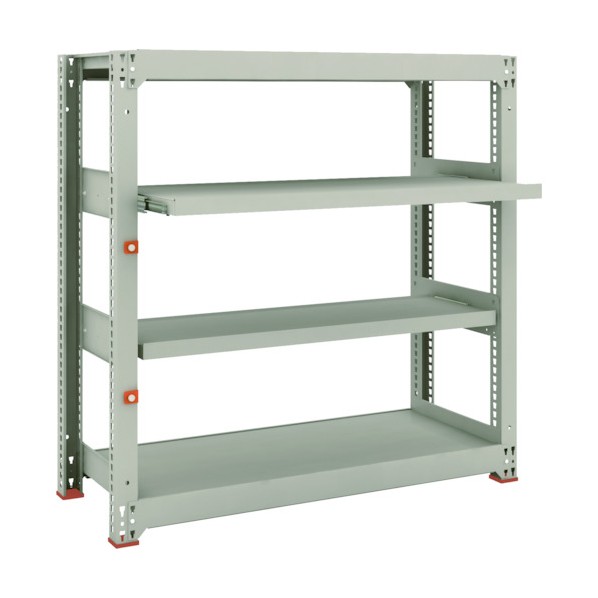 トラスコ M3型中量棚 1200X471XH1200 2段 スライド2段 単体 M3-4452M2 1台｜DIY FACTORY ONLINE SHOP