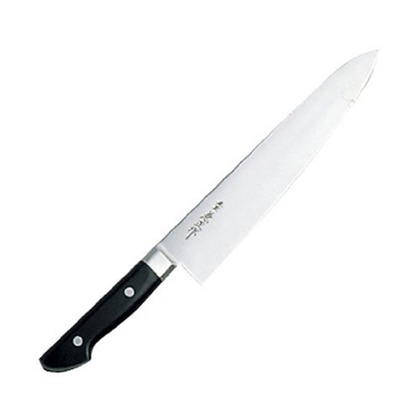 関兼常 本匠兼正 Eシリーズ 全鋼 口金付 黒合板柄 牛刀 全長470mm、刃渡り330mm E06|DIY FACTORY ONLINE SHOP