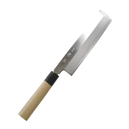 関兼常 本匠　兼正　Gシリーズ　霞研　水牛口付　朴柄　和包丁　薄刃 刃渡り210mm G-19｜DIY FACTORY ONLINE SHOP