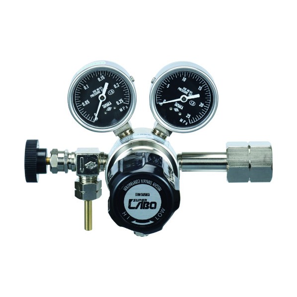 日酸TANAKA 分析･研究向け圧力調整器 S-LABOII 入口高圧用、ボンベ用LAB1-1825V QAN96020 1点｜DIY FACTORY ONLINE SHOP 35,116円